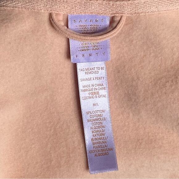 Savage X Fenty Hooded Robe with Belt size M/L - Picture 8 of 10